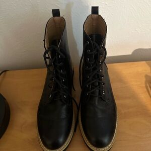 Mi.iM Black Combat Boots
